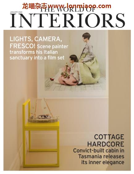 [英国版]The World of Interiors 世界室内设计杂志 2022年1月刊